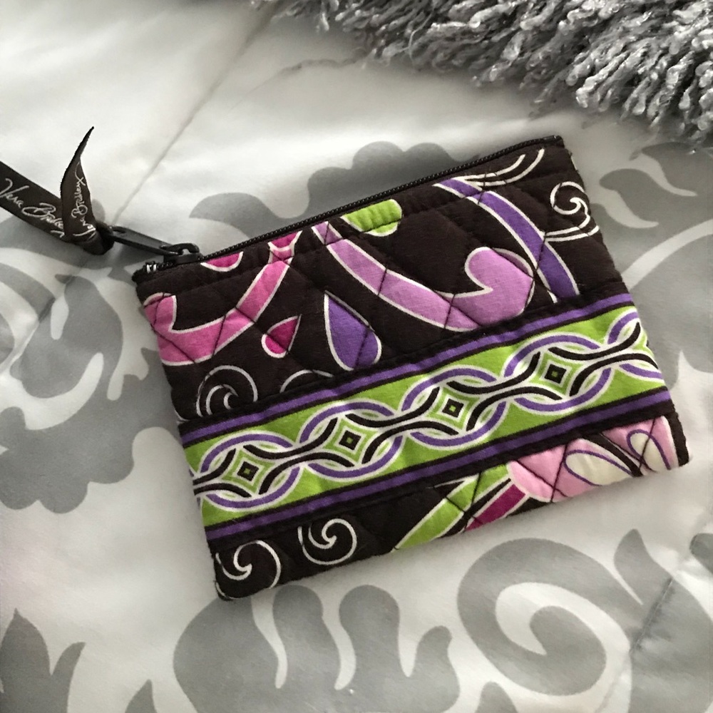 Vera Bradley purple punch coin purse